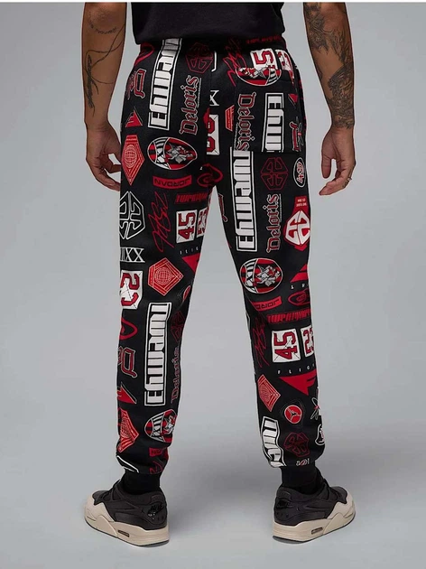Спортивные штаны мужские Jordan M J Ess Aop Flc Pant HM7257-010 S Разноцветные (197602771688) - изображение 2