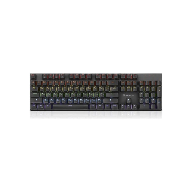 Клавіатура REAL-EL M 13 USB Grey (EL123100045) - зображення 2