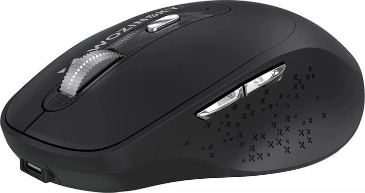Mysz Wozinsky WMGK-1134 Ergonomic Wireless/Bluetooth Black (5907769384141) - Zdjęcie 4 Mysz Wozinsky WMGK-1134 Ergonomic Wireless/Bluetooth Black (5907769384141) - obraz 4