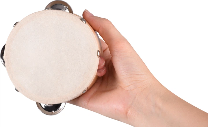 Instrument muzyczny Goki Bębenek 3 dzwoneczki (4013594350860) - obraz 4