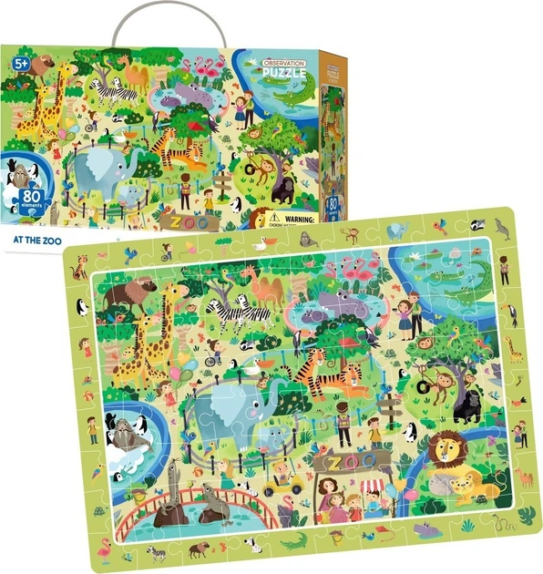 Puzzle DoDo Zoo 80 elementów 300259 (4820198242046) - Zdjęcie 3 Puzzle DoDo Zoo 80 elementów 300259 (4820198242046) - obraz 3