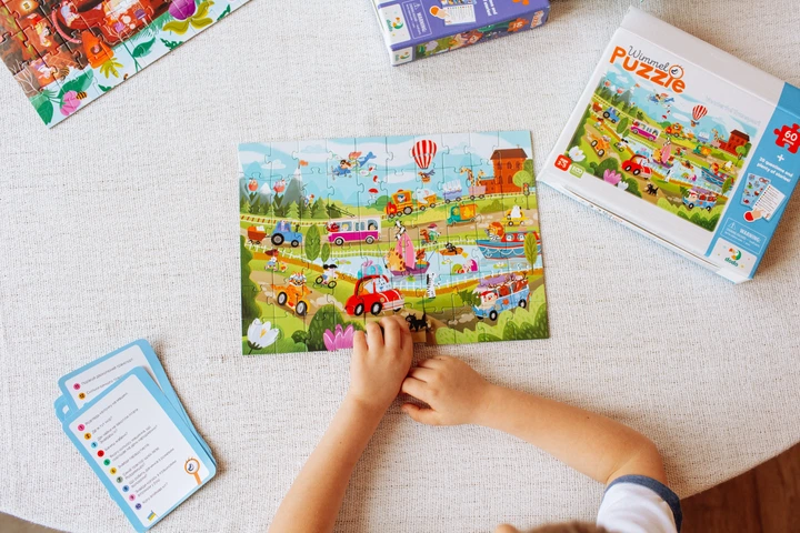 Puzzle obserwacyjne DoDo Cudny transport 60 elementów (4823115904119) - obraz 7