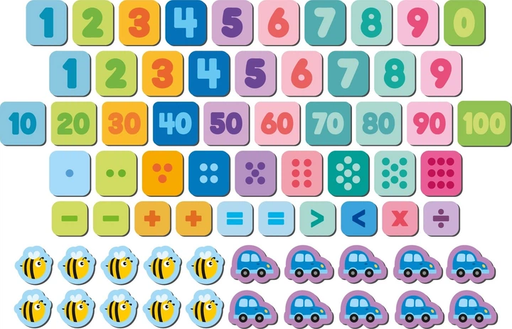 Zestaw edukacyjny DoDo magnetyczne cyfry i znaki (4823115909329) - Zdjęcie 3 Zestaw edukacyjny DoDo magnetyczne cyfry i znaki (4823115909329) - obraz 3