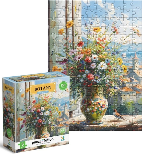 Puzzle DoDo Botanika Kwiaty w wazonie Easy-S 150 elementów 300624 (4823115909947) - Zdjęcie 2 Puzzle DoDo Botanika Kwiaty w wazonie Easy-S 150 elementów 300624 (4823115909947) - obraz 2