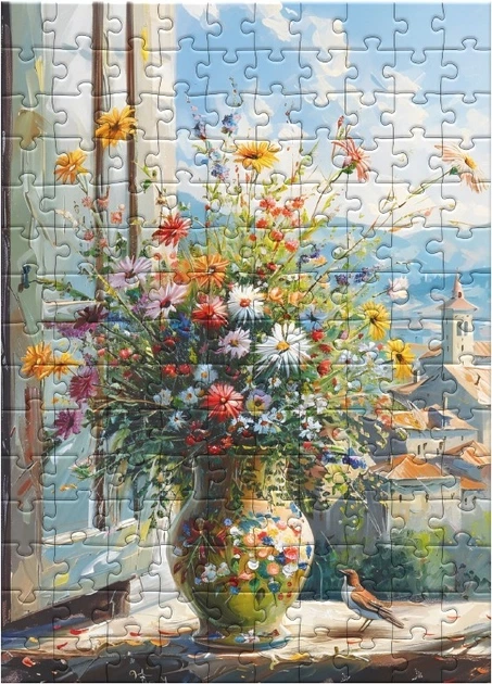 Puzzle DoDo Botanika Kwiaty w wazonie Easy-S 150 elementów 300624 (4823115909947) - Zdjęcie 3 Puzzle DoDo Botanika Kwiaty w wazonie Easy-S 150 elementów 300624 (4823115909947) - obraz 3