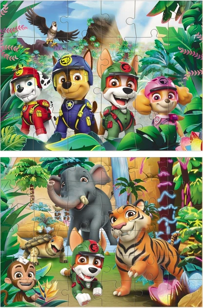 Puzzle 2 w 1 DoDo Paw Patrol Przygody w Dżungli (4823115909886) - Zdjęcie 4 Puzzle 2 w 1 DoDo Paw Patrol Przygody w Dżungli (4823115909886) - obraz 4