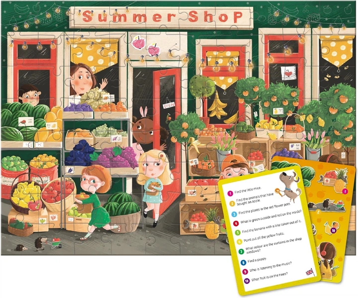 Puzzle DoDo Szukaj i znajdź Letnie przysmaki 80 elementów (4823115910998) - obraz 6