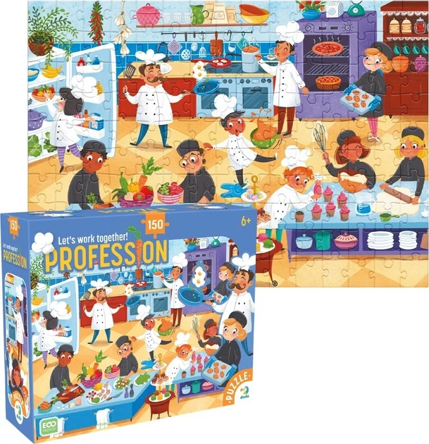 Puzzle DoDo Zawody Kucharz 150 elementów (4823115912978) - obraz 2