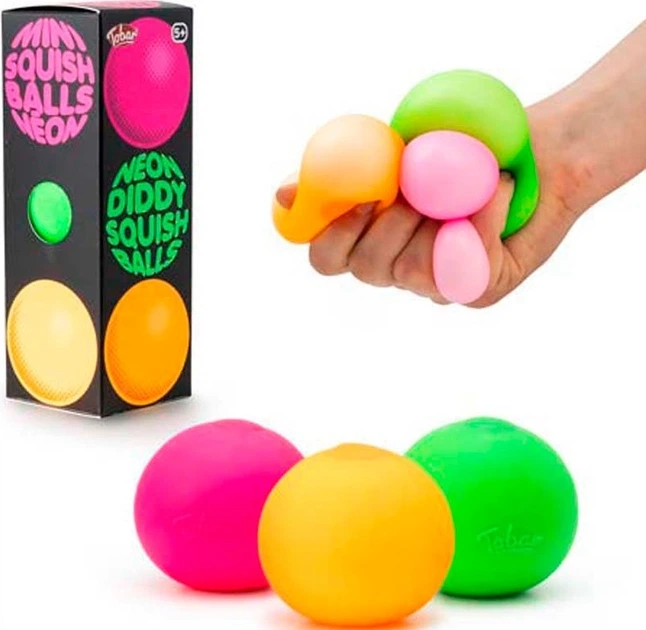 Zabawka-antystres dla dzieci Tobar Diddy Squish 3 szt 39999 (5038728147375) - obraz 2