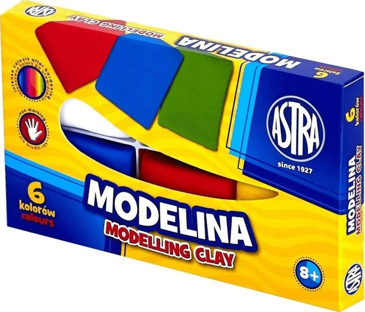 Modelina Astra 6 kolorów (5900263040025) - Zdjęcie 1 Modelina Astra 6 kolorów (5900263040025) - obraz 1