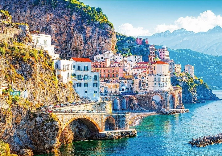 Пазл Trefl Premium Plus Photo Odyssey Amalfi Kampania Italy 1000 елементів (5900511121384) - Фото 2 Пазл Trefl Premium Plus Photo Odyssey Amalfi Kampania Italy 1000 елементів (5900511121384) - зображення 2