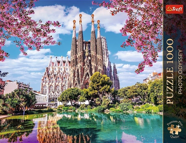 Пазл Trefl Premium Plus Photo Odyssey Sagrada Familia Barcelona Spain 1000 елементів (5900511121377) - Фото 3 Пазл Trefl Premium Plus Photo Odyssey Sagrada Familia Barcelona Spain 1000 елементів (5900511121377) - зображення 3