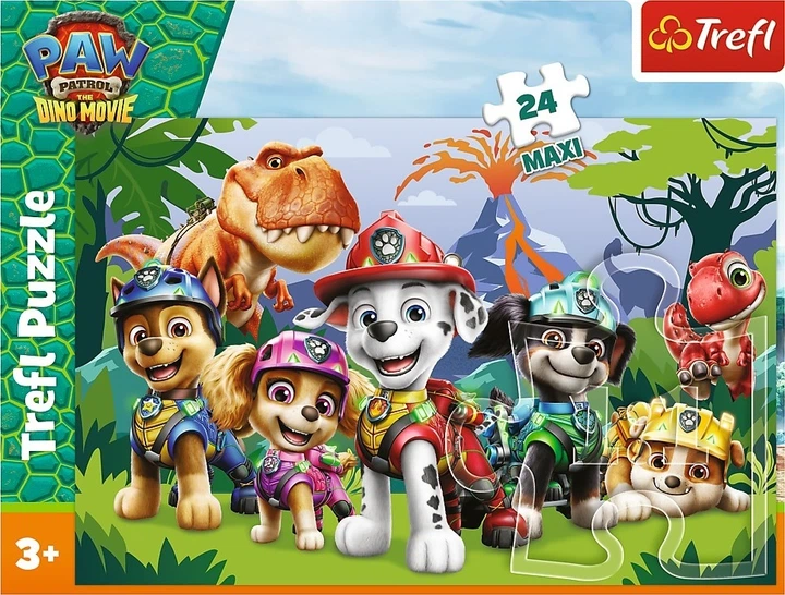 Puzzle Trefl Paw Patrol Prehistoryczna przyjaźń 43829 (5900511143829) - Zdjęcie 3 Puzzle Trefl Paw Patrol Prehistoryczna przyjaźń 43829 (5900511143829) - obraz 3
