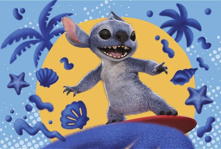 Пазл Trefl Stitch The Movie День зі Стічем 60 елементів (5900511174076) - зображення 2
