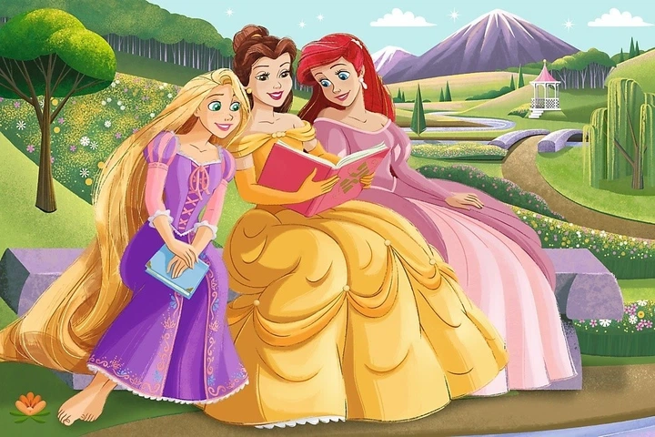 Puzzle Trefl Premium Plus Kids Disney Princess Royal Strength 60 elementów (5900511174359) - obraz 2