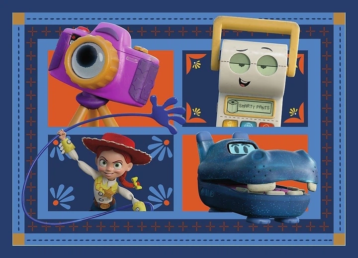 Puzzle Trefl Premium Plus Kids Toy Story 5 Czas zabawek 4x88 elementów (5900511347012) - obraz 3
