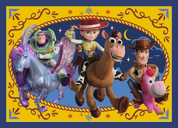 Puzzle Trefl Premium Plus Kids Toy Story 5 Czas zabawek 4x88 elementów (5900511347012) - obraz 5