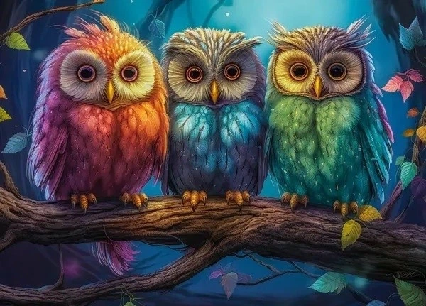 Puzzle Castorland Trzy małe sowy 260 elementów (5904438027651) - obraz 2