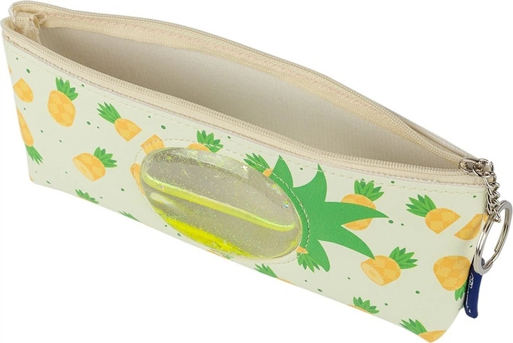 Piórnik Bourgeois 220X-PA miękki na zamek ze sztucznej skóry ananas 22x8x4 cm (6941078773134) - obraz 2