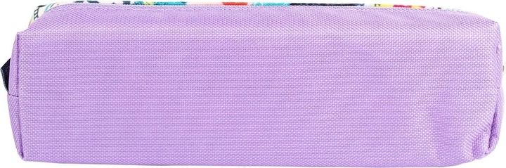 Piórnik Bourgeois szkolny 20x5x6 cm miękki na zamek 1 przegroda fioletowy (6971510961645) - obraz 2