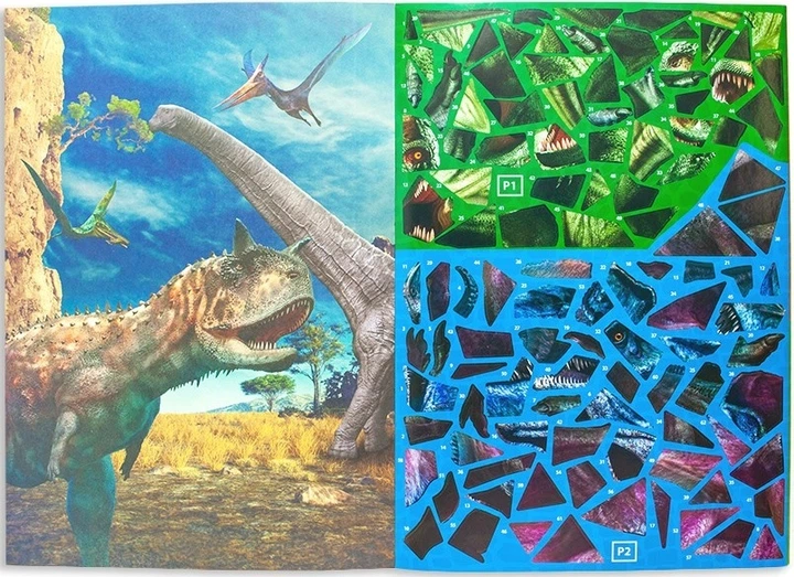 Stickerbook po numerach Moxy Dinosaur Expedition (8715427128344) - obraz 3