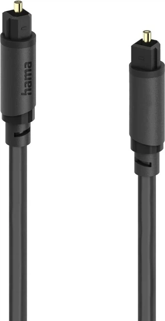 Кабель оптичний Hama Toslink - Toslink 3 м Чорний (4047443546319) - Фото 1 Кабель оптичний Hama Toslink - Toslink 3 м Чорний (4047443546319) - зображення 1