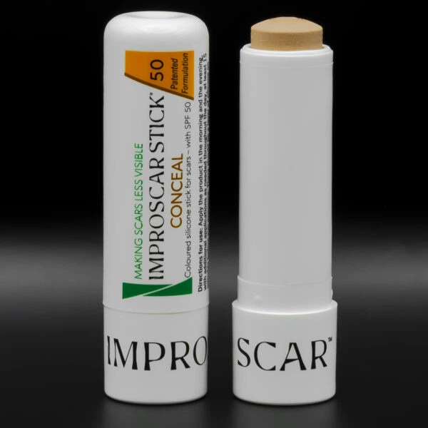 Стик для лечения и маскировки шрамов Improscar Stick 50 Conceal с пигментом и SPF 50 6.9 г - изображение 4