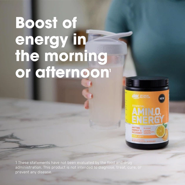Амінокислота Optimum Nutrition Amino Energy 585 г Citrus Spritz / Цитрусова свіжість (USA) - зображення 7