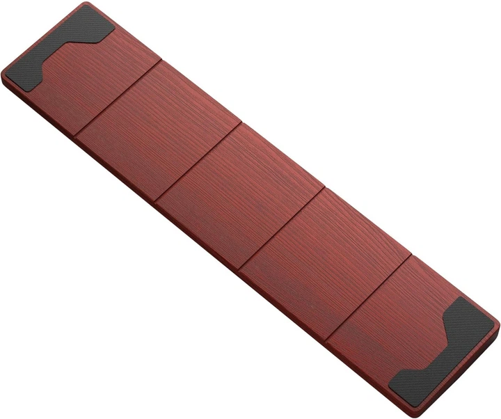 Podkładka pod nadgarstki Glorious Hard Wood Wrist Rest Full Size Drewniana Brązowa (857372006273) - obraz 3