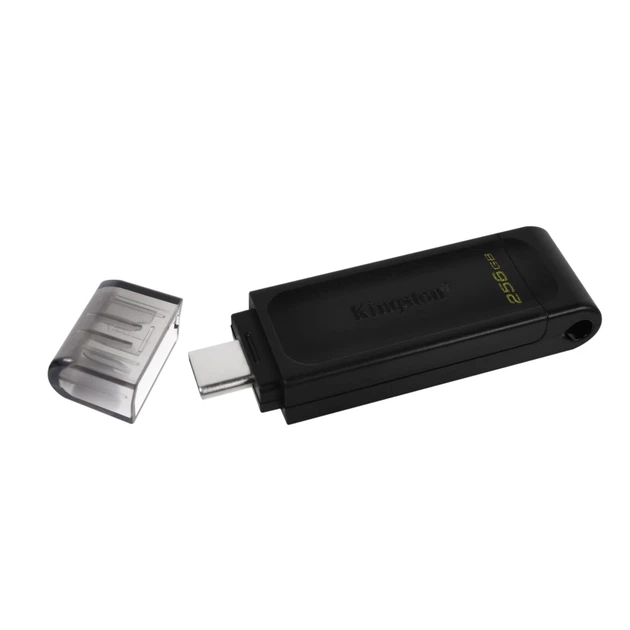 USB-флешка Kingston DataTraveler 70 256 ГБ USB 3.2 Gen 1 Type-C Black (740617331233) - изображение 3