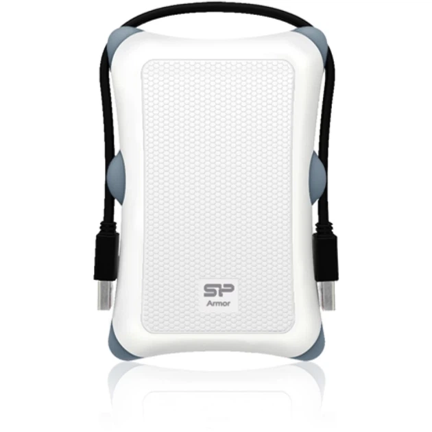 Зовнішній жорсткий диск Silicon Power Armor A30 1 ТБ 2.5" USB 3.1 White (4712702631227) - зображення 3