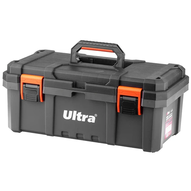Ящик для инструмента Ultra с пластиковыми замками 480×275×205 мм 27 л - Фото 1 Ящик для инструмента Ultra с пластиковыми замками 480×275×205 мм 27 л - изображение 1