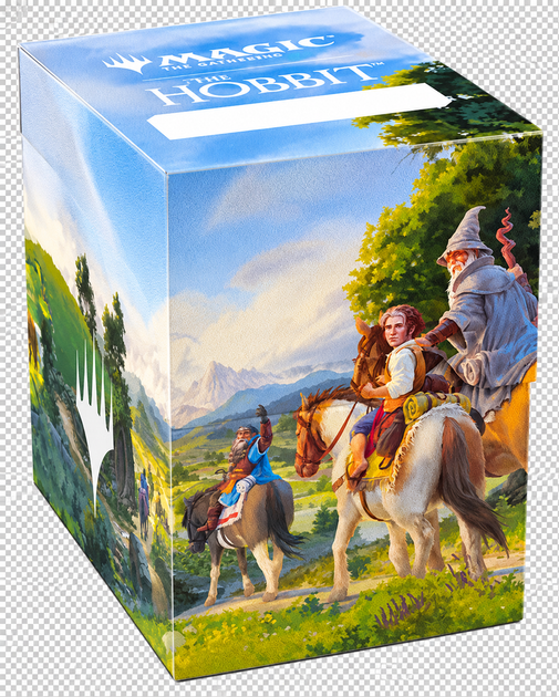 Pudełko na karty Gamegenic The Hobbit Soft Crate 80+ Opuszczając Hobbiton Stado kucyków (4251715425671) - obraz 2