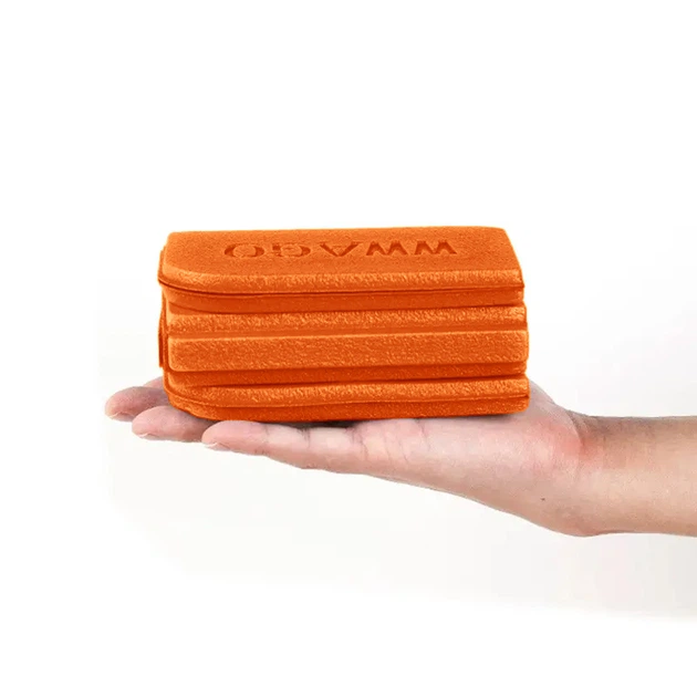 Туристический складной коврик сидушка Lesko BB16 38,5*27,5*0,8 см Orange каремат для кемпинга - зображення 4