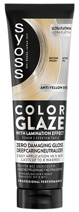 Balsam tonujący do włosów SYOSS Color Glaze Chłodny Platynowy 130 ml (9000101759075) - Zdjęcie 1 Balsam tonujący do włosów SYOSS Color Glaze Chłodny Platynowy 130 ml (9000101759075) - obraz 1