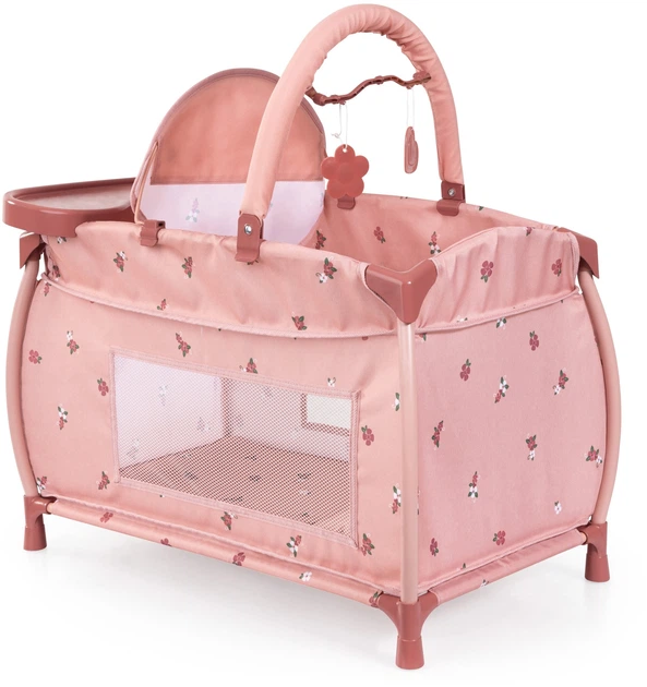 Багатофункціональне ліжечко для ляльок Bayer Design Multi Bed Pink and Flowers 62826AA (4003336628265) - Фото 3 Багатофункціональне ліжечко для ляльок Bayer Design Multi Bed Pink and Flowers 62826AA (4003336628265) - зображення 3