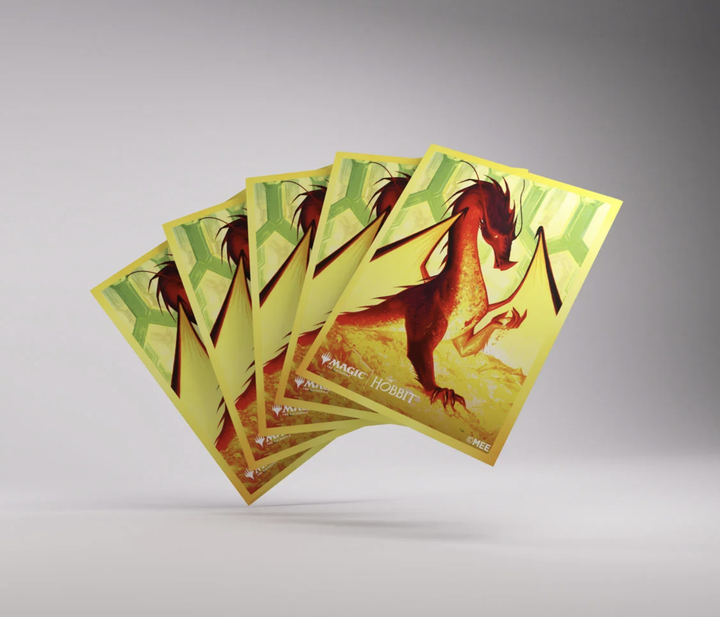 Koszulki na karty Gamegenic Magic: The Gathering The Hobbit Premium Art Sleeves Smaug the Golden (4251715425329) - obraz 2