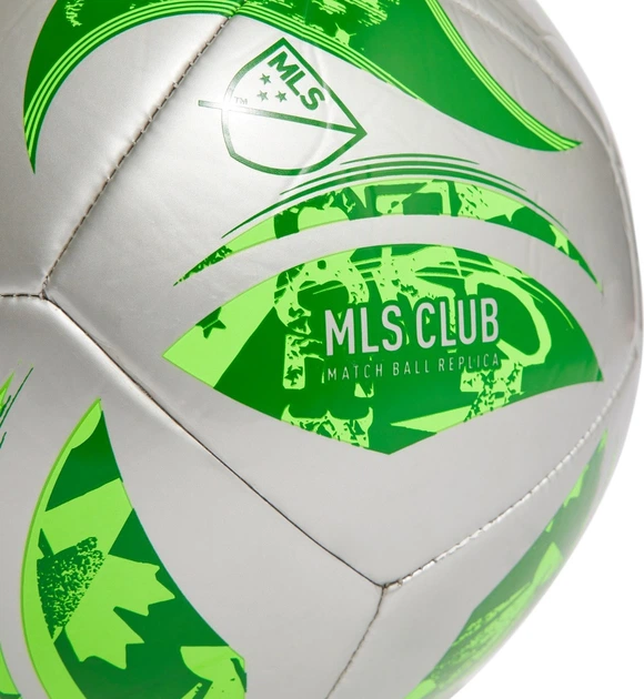 Piłka nożna Adidas MLS Club Srebrno-zielona (196475310369) - Zdjęcie 3 Piłka nożna Adidas MLS Club Srebrno-zielona (196475310369) - obraz 3