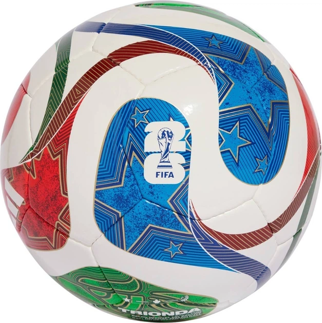 Piłka nożna Adidas World Cup 26 Trionda Pro Sala Biała (4068811943998) - Zdjęcie 1 Piłka nożna Adidas World Cup 26 Trionda Pro Sala Biała (4068811943998) - obraz 1