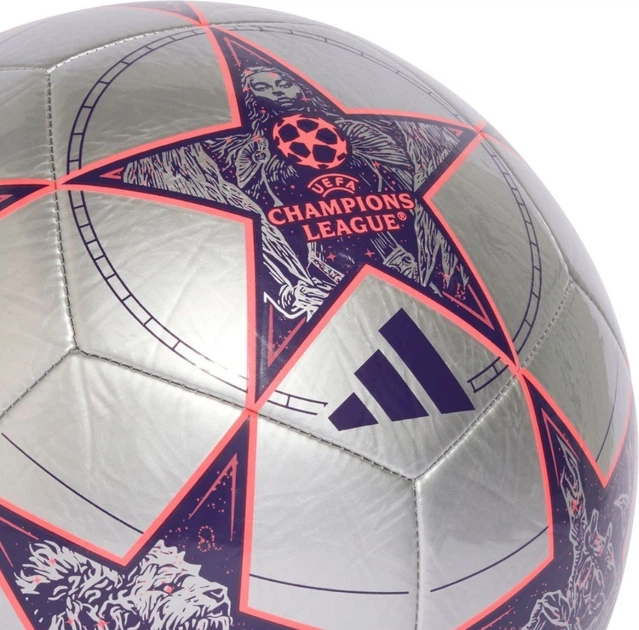 Футбольний м’яч Adidas UCL Club 25/26 League Stage Сріблястий (4068811959142) - зображення 3