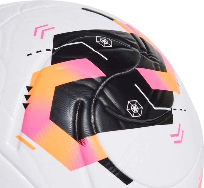 Футбольний м’яч Adidas Conext 26 League Біло-чорно-помаранчевий (4068818499405) - Фото 3 Футбольний м’яч Adidas Conext 26 League Біло-чорно-помаранчевий (4068818499405) - зображення 3