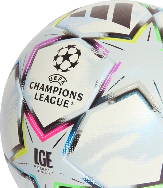 Piłka nożna Adidas UCL League 26/27 League Stage Box Biało-niebiesko-różowo-zielona (4069994613562) - obraz 4