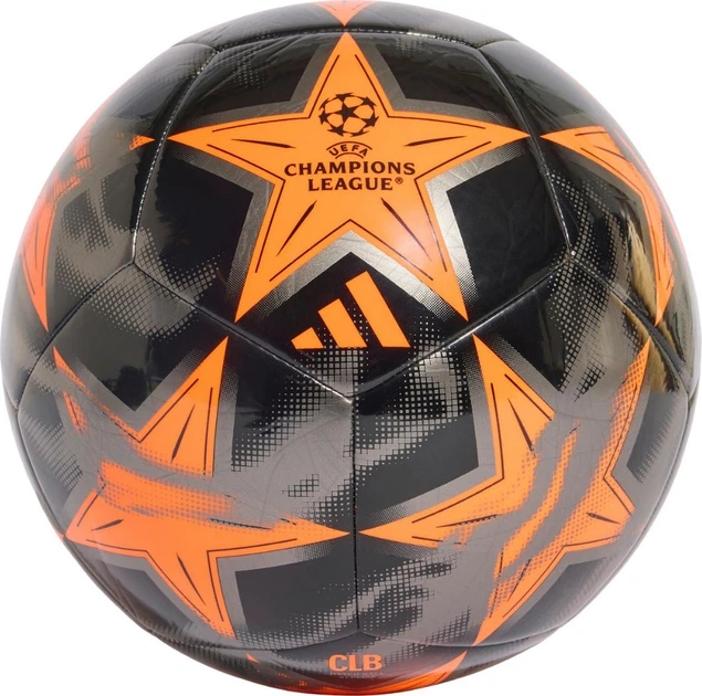 Piłka nożna Adidas UCL Club 26/27 League Stage Czarno-srebrno-pomarańczowa (4069994614842) - Zdjęcie 1 Piłka nożna Adidas UCL Club 26/27 League Stage Czarno-srebrno-pomarańczowa (4069994614842) - obraz 1