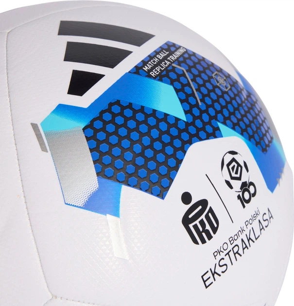 Piłka nożna Adidas Ekstraklasa 26/27 Training Biało-niebieska (4069994634581) - obraz 3