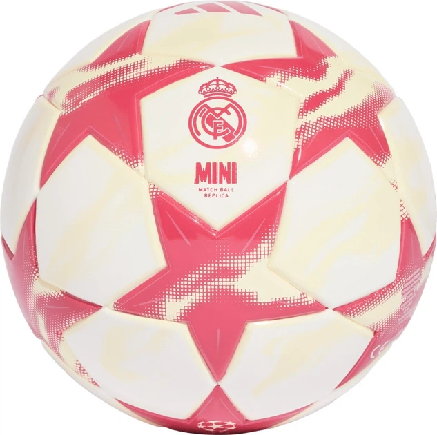 Piłka nożna Adidas UEFA Champions League 26/27 Real Madrid Mini Biało-różowa (4069997961318) - obraz 2