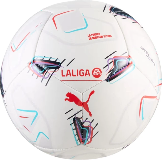 Piłka nożna Puma Stellar Laliga Mini Biała (4070033639764) - Zdjęcie 1 Piłka nożna Puma Stellar Laliga Mini Biała (4070033639764) - obraz 1