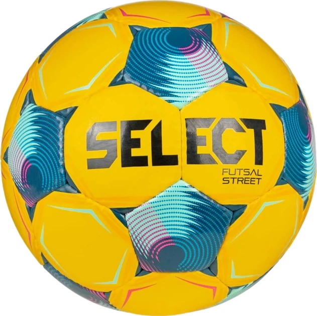 Piłka nożna Select Futsal Street V26 Żółto-niebieska (5703543467693) - Zdjęcie 1 Piłka nożna Select Futsal Street V26 Żółto-niebieska (5703543467693) - obraz 1