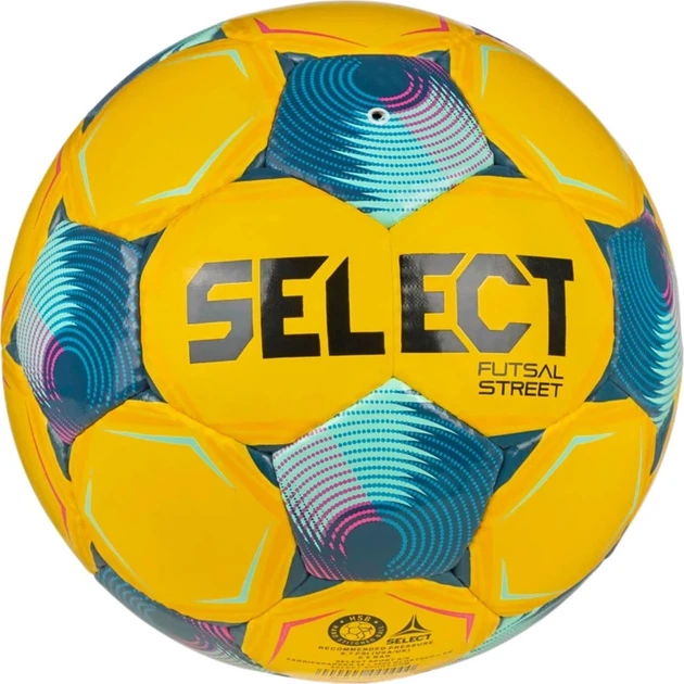 Piłka nożna Select Futsal Street V26 Żółto-niebieska (5703543467693) - Zdjęcie 2 Piłka nożna Select Futsal Street V26 Żółto-niebieska (5703543467693) - obraz 2