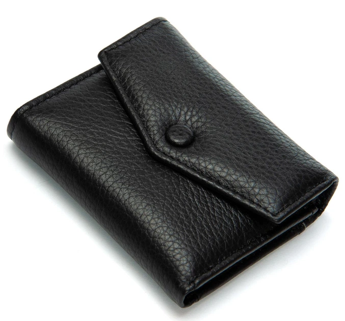 Женский кожаный кошелек Dr.Bond WS-20 черный - изображение 2