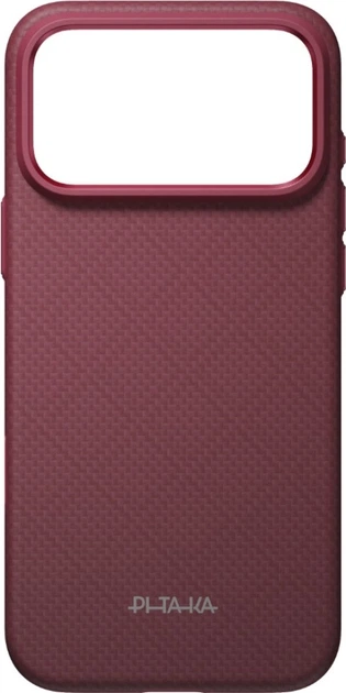 Etui do smartfona Apple iPhone 18 Pro Max/iPhone 17 Pro Max Pitaka Summa Case MagSafe Burgundy (0741654371695) - obraz 3